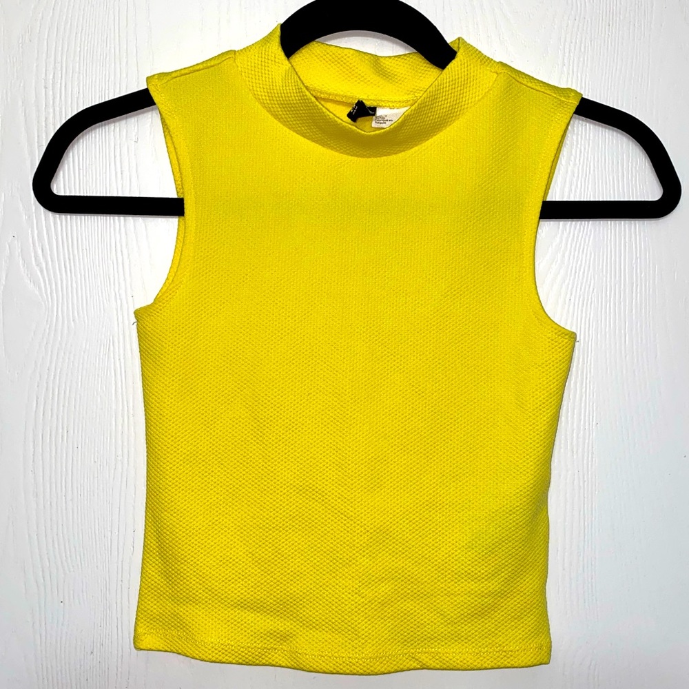 Divided by H&M Yellow Crop Top